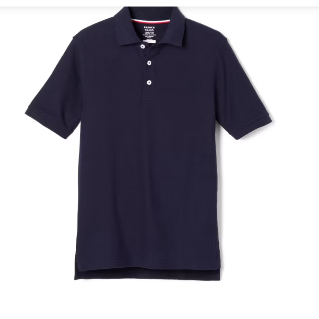 French Toast School Uniform Co-Ed Short Sleeve Pique Polo